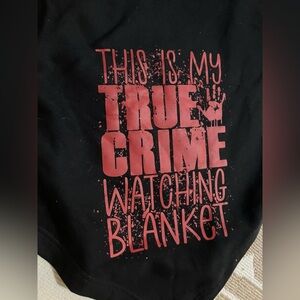 True Crime Watching Blanket